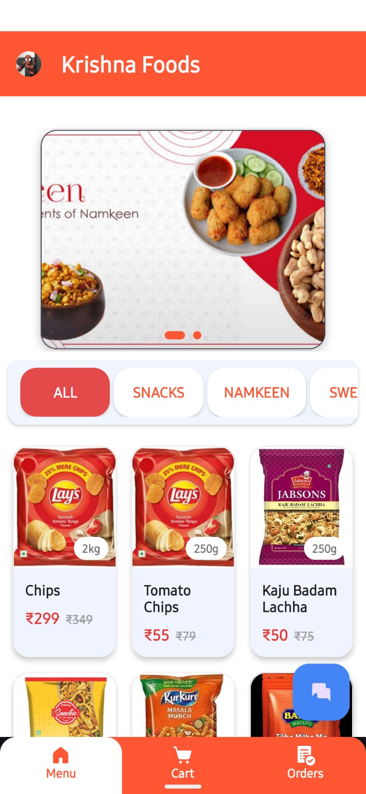 Food Ordering App