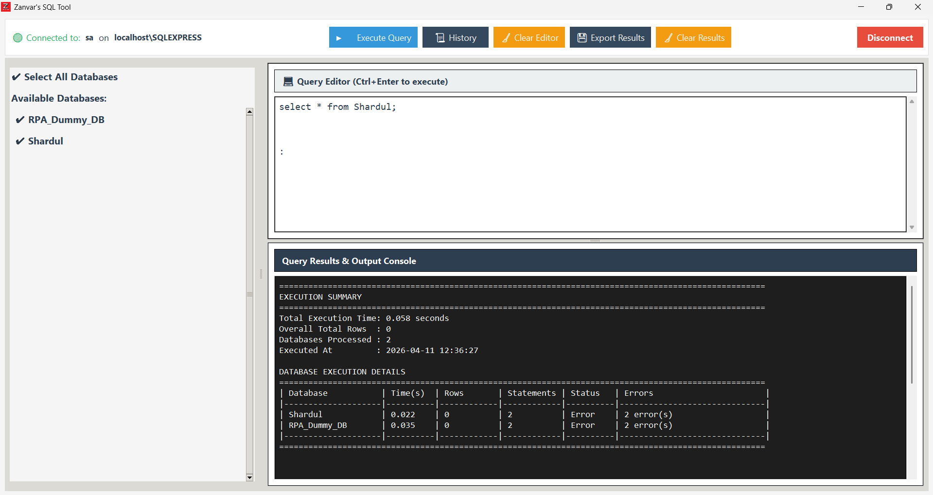 Software for Zanvar Group